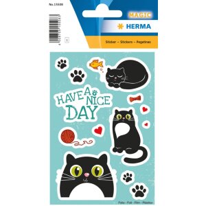 Adesivo Herma MAGIC Gatto sorpreso, foil