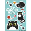 Adesivo Herma MAGIC Gatto sorpreso, foil