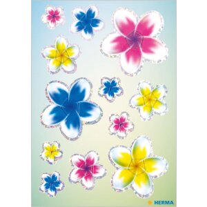 Adesivi Herma MAGIC fiori estivi con effetto ala 3D