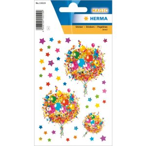 Herma MAGIC Sticker Fiore dAmore con Pietre Glitterate