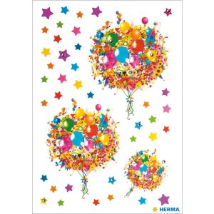 Herma MAGIC Sticker Fiore dAmore con Pietre Glitterate