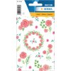 Adesivi floreali Herma DECOR Bella Rosa, glitterati