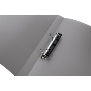 Herma Raccoglitore ad anelli a4 grigio traslucido