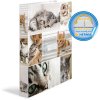 Raccoglitore ad anelli Herma A4 in cartone 4D cats