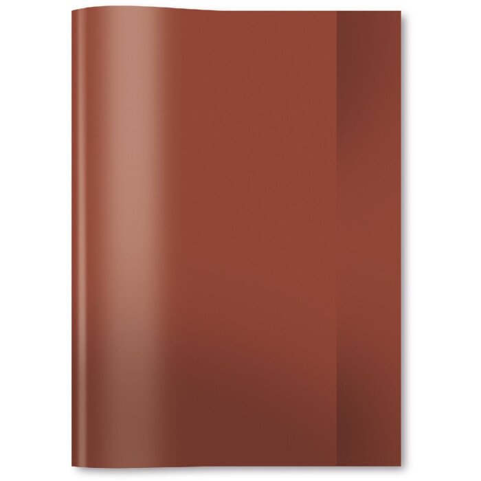 Herma Copertina quaderno pp a4 trasparente-marrone