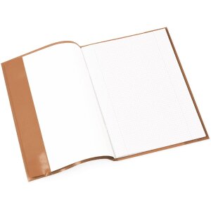 Herma Copertina quaderno pp a4 trasparente-marrone
