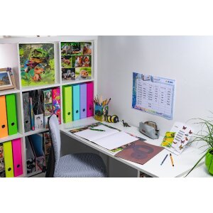 Herma Copertina quaderno pp a4 trasparente-marrone