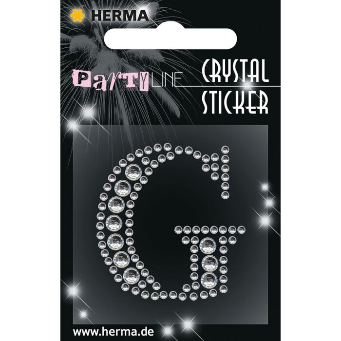 Adesivo in cristallo Herma FASHIONLine "G"; "Adesivo in cristallo Herma