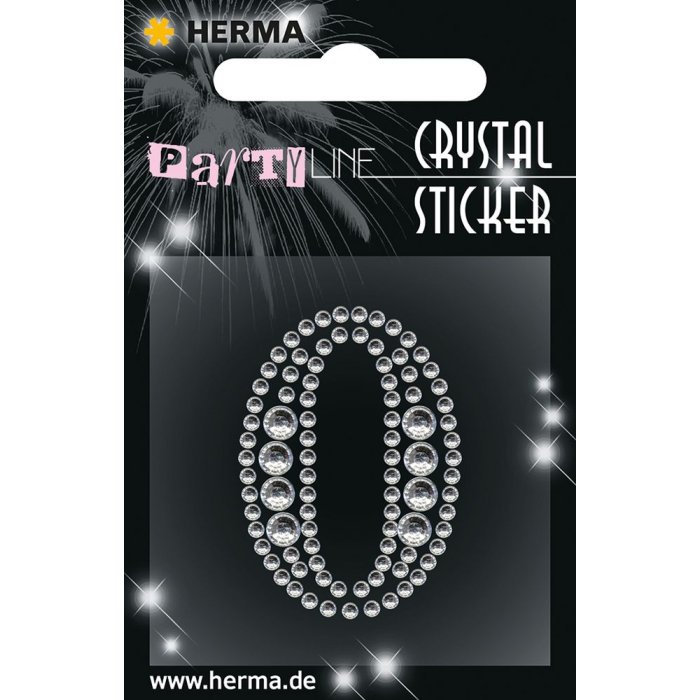 Herma Adesivo di cristallo FASHIONLine "0";"Herma Adesivo di cristallo
