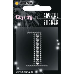 Adesivo di cristallo Herma FASHIONLine "1";...