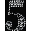 Herma Adesivo di cristallo FASHIONLine "5";"Herma Adesivo di cristallo