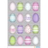 Herma decorazione Sticker Buona Pasqua Uova colorate