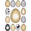 Herma decoro Sticker Buona Pasqua Uova doro