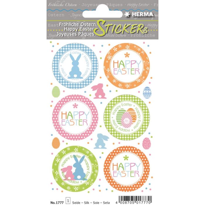 Adesivo Herma MAGIC Auguri di Buona Pasqua, Seta