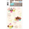 Herma DECOR Sticker Cupcakes 3 fogli 9 carta adesiva per regali e cartoline