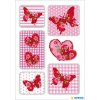 Herma MAGIC Adesivo Cuore di Rosa, Seta