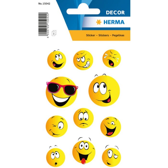 Herma decorazioni Sticker Happy Face