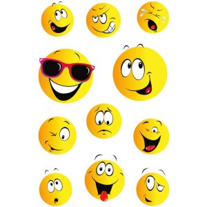 Herma decorazioni Sticker Happy Face