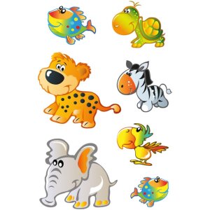 Herma decorazioni Sticker Animal Children