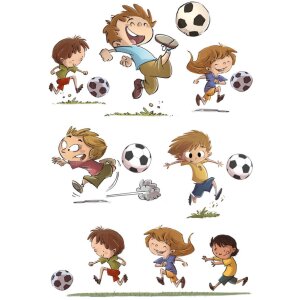 HERMA DECOR Adesivo Amici del calcio