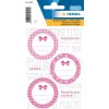 Etichette per coperchi Herma HOME Ø 44 rosa, autoadesive