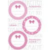 Etichette per coperchi Herma HOME Ø 44 rosa, autoadesive