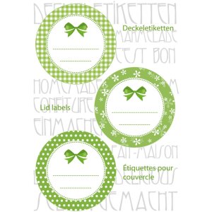 Etichette per coperchi Herma HOME Ø 44 verde,...