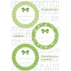 Etichette per coperchi Herma HOME Ø 44 verde, autoadesive