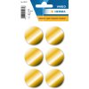 Etichette Herma DECOR oro Ø 32 mm, adesivo permanente