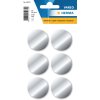 Etichette Herma DECOR argento Ø 32 mm, adesivo permanente
