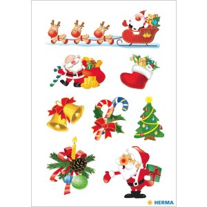 Adesivi Herma DECOR Natale Babbo Natale