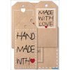 Herma home Gift tag home nature, con filo