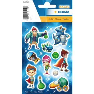 Adesivi Herma MAGIC supereroi, foil