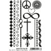 Herma FASHIONLine classico Tattoo Black Love