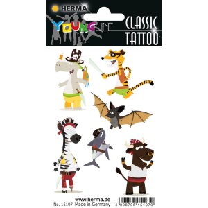 Herma FASHIONLine CLASSIC Tattoo Colour Animali Pirata