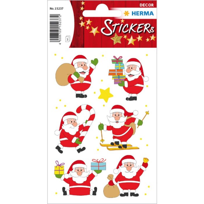 Herma DECOR Adesivo Amico Babbo Natale