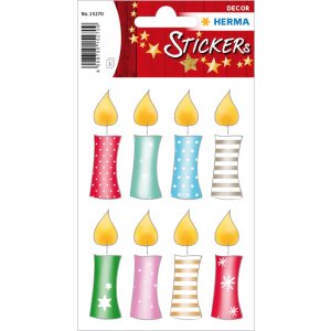Herma DECOR Adesivi Candele di Natale