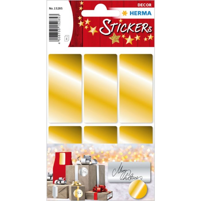 Etichette Herma DECOR oro 26 x 54 mm 18 pz.