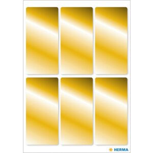 Etichette Herma DECOR oro 26 x 54 mm 18 pz.