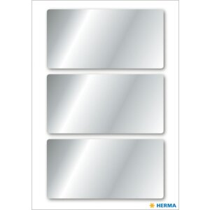 Etichette Herma DECOR argento 34 x 67 mm 9 pz.