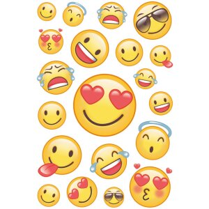 Herma adesivo magico Sorriso felice, Transpuffy