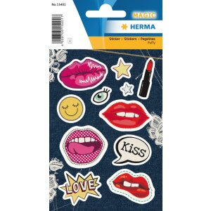 Herma toppe magiche per labbra adesive, Puffy