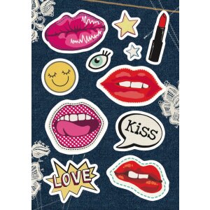 Herma toppe magiche per labbra adesive, Puffy