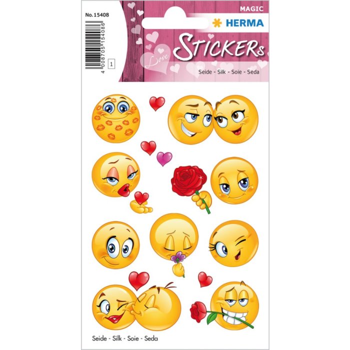 Herma MAGIC Adesivo Facce damore, seta