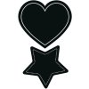 Herma HOME HOME Etichette da tavolo Cuore e Stella