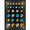 Herma FASHIONLine Glam Rocks Diamonds Oro e Argento
