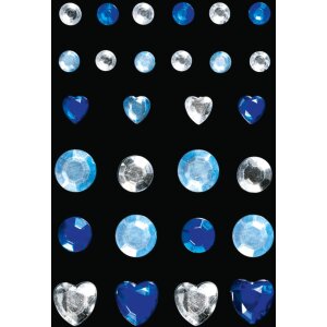 Herma FASHIONLine Glam Rocks Diamanti blu scuro e blu chiaro