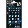 Herma FASHIONLine Glam Rocks Diamanti blu scuro e blu chiaro