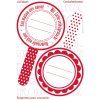 Etichette per coperchio Herma HOME "New Look Red", autoadesive
