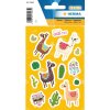 Herma adesivo magico The Llama, foglio glitterato
